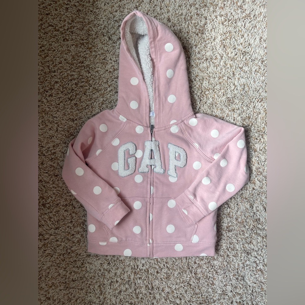 GAP 4T Sherpa Lined Sweatshirt